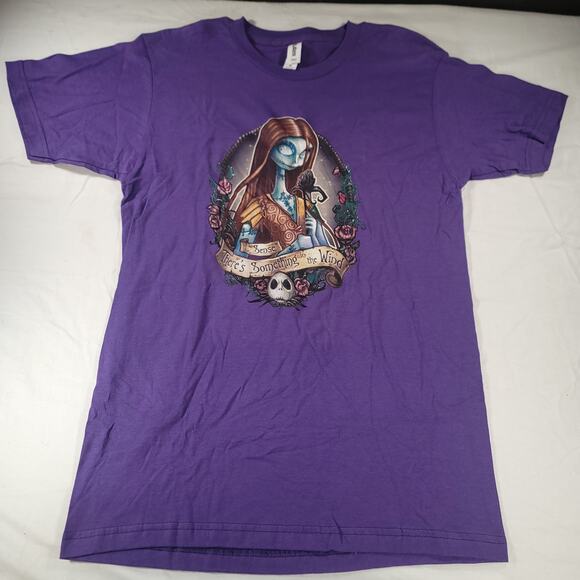 I Sense Theres Something in the Wind Tultex T-Shirt Mens Size Medium M Purple - Picture 2 of 9